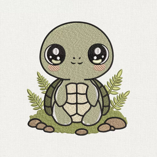Baby Sea Turtle Embroidery Design